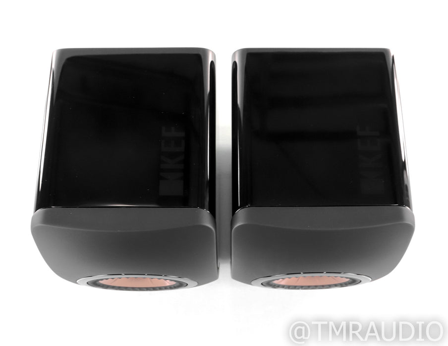 KEF LS50 Bookshelf Speakers; Black Pair; LS-50