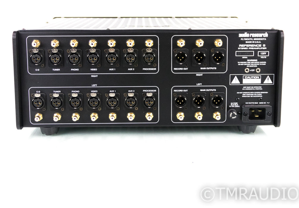 Audio Research Reference 5SE Stereo Tube Preamplifier; 5-SE; Remote