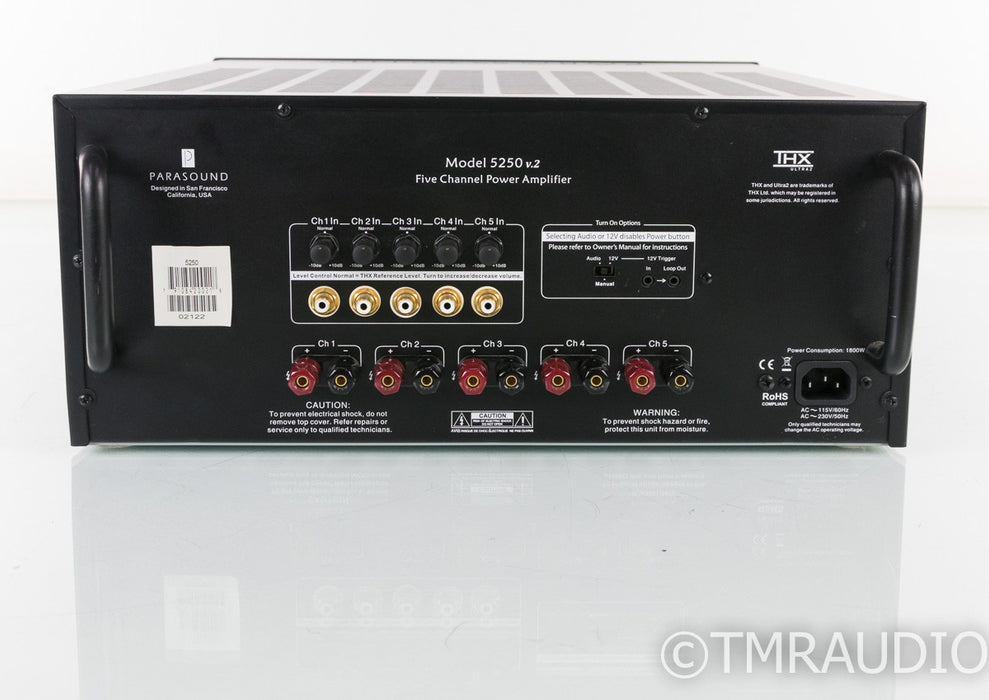 Parasound Model 5250 v.2 5 Channel Power Amplifier