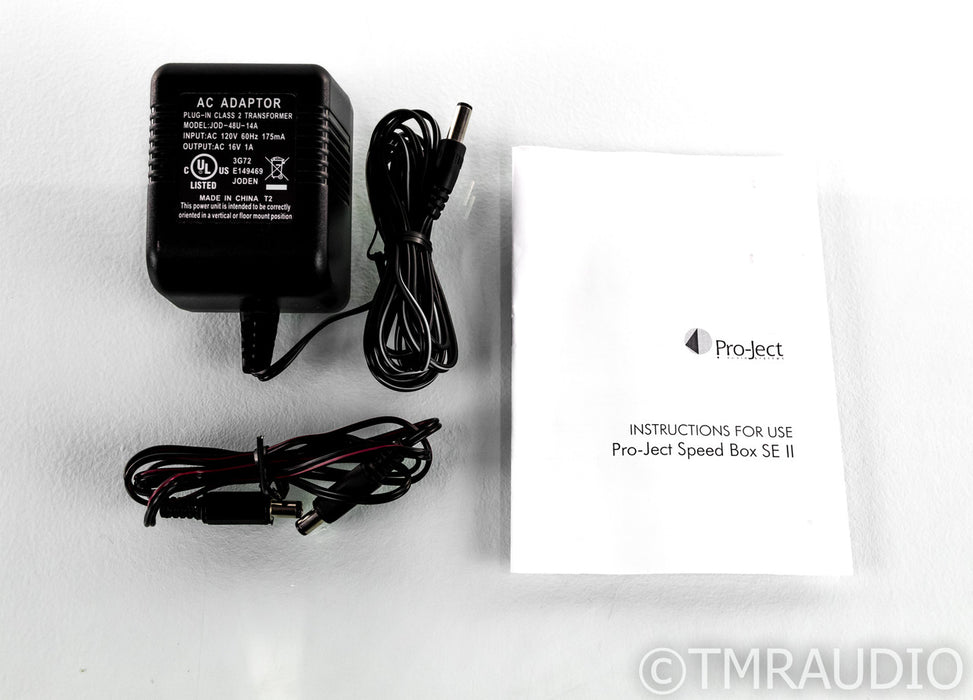 Pro-Ject Speed Box SE II Turntable Speed Regulator; Power Supply