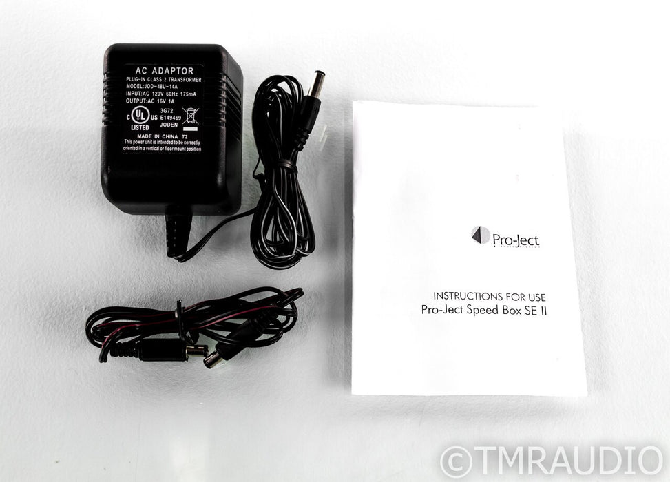 Pro-Ject Speed Box SE II Turntable Speed Regulator; Power Supply