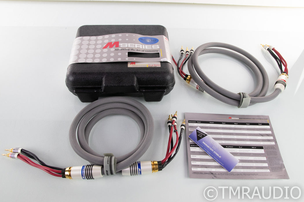 Monster Cable M2.4s Biwire Speaker Cables; 8ft Pair