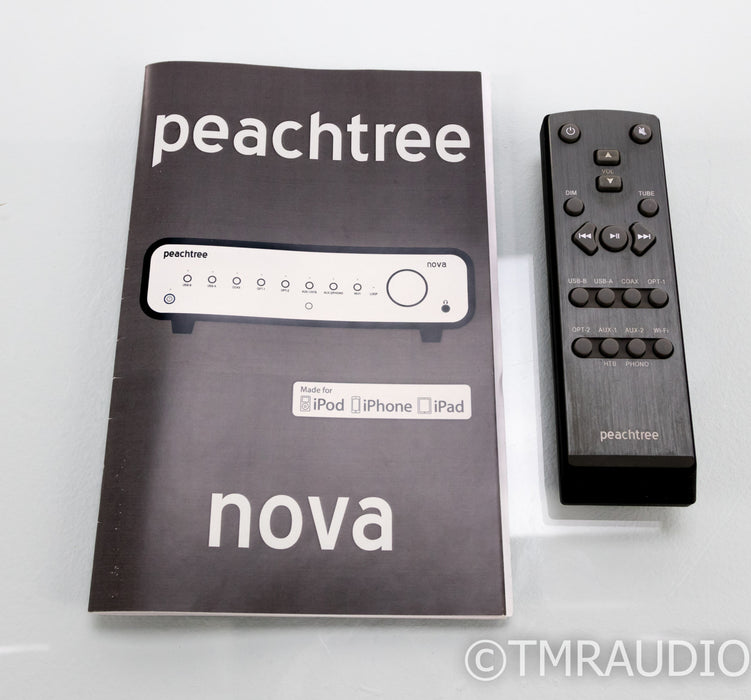 Peachtree Nova 150 Stereo Integrated Amplifier; Gloss Ebony; Remote; MM Phono