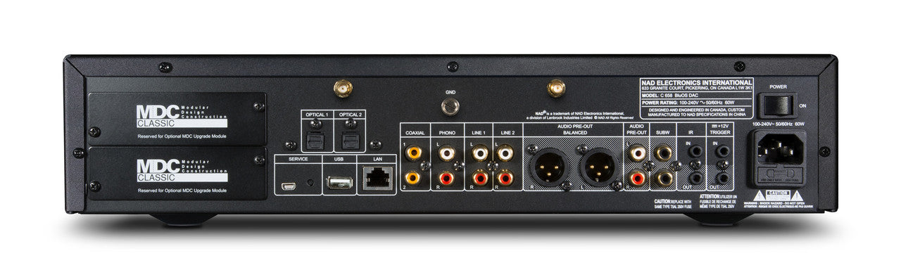 NAD C 658 Network Streaming DAC; D/A Converter; BlueOS; C658 (New)