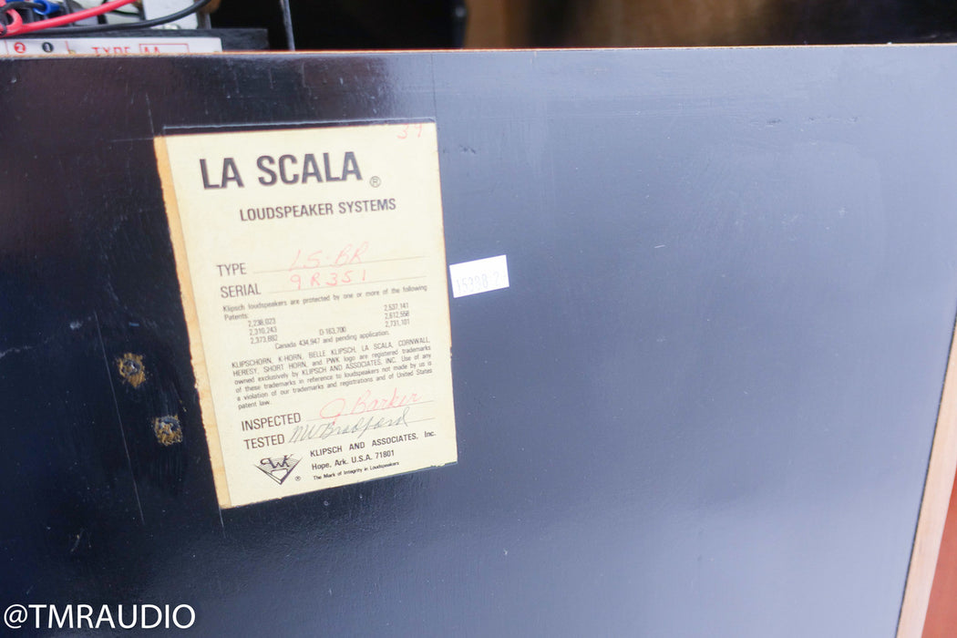 Klipsch La Scala Vintage Speakers