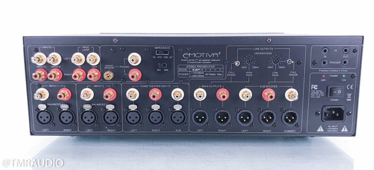 Emotiva XSP-1 Gen 2 Differential Reference Preamplifier