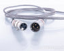 Cabledyne Vanguard Silver XLR Cables; 3m Pair Balanced Interconnects