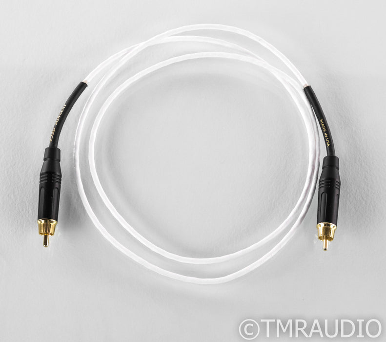 Amplifier Surgery Silver Plated OFC Digital Coax Cable; Single 4ft Interconnect