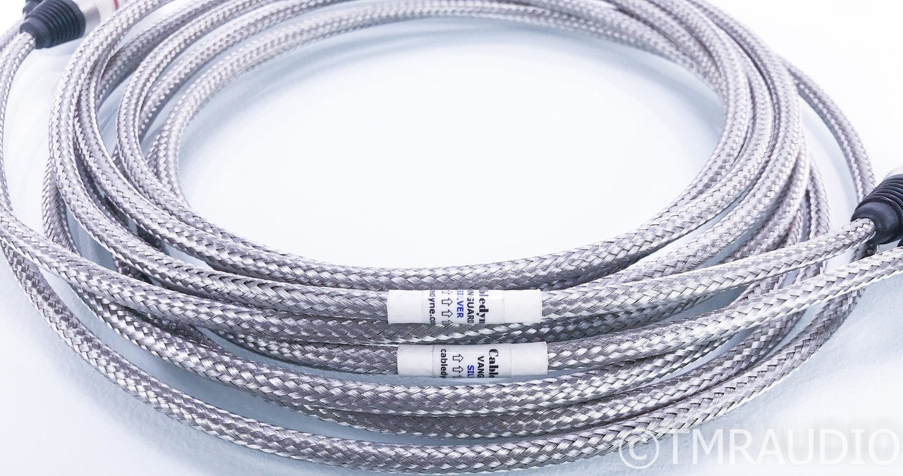 Cabledyne Vanguard Silver XLR Cables; 3m Pair Balanced Interconnects