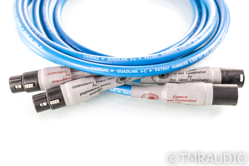 Cardas Quadlink 5-C XLR Cables; 5C; 2m Pair Balanced Interconnects