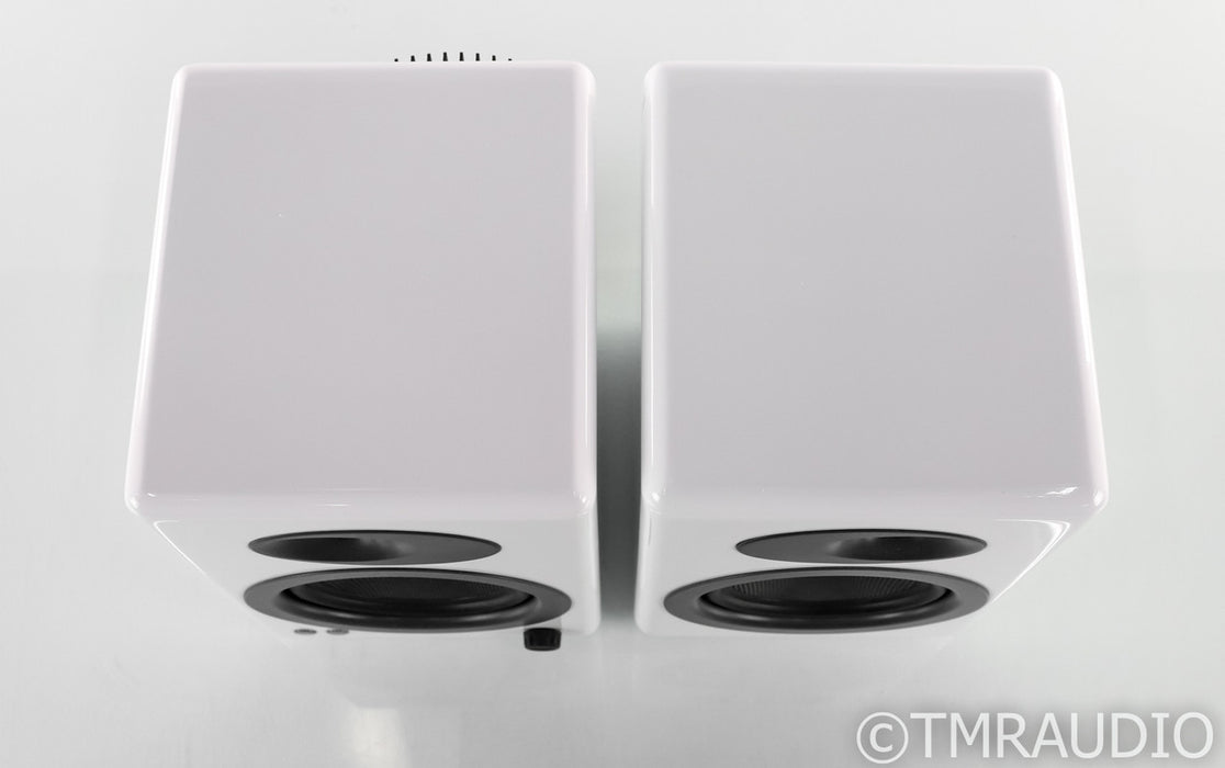 Audioengine A5+ Powered Bookshelf Speakers+; Gloss White Pair; A-5+