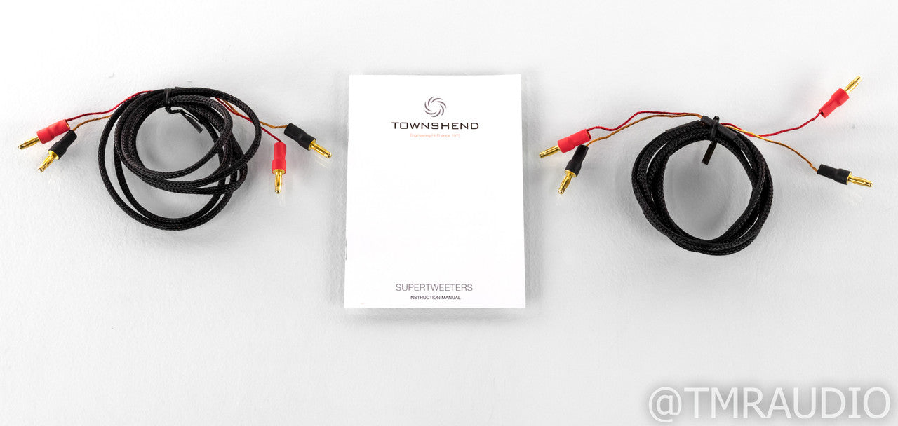 Townshend Maximum Super Tweeters; Satin Black Pair