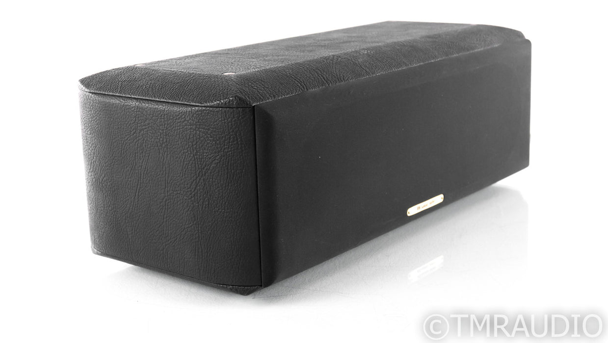 Sonus Faber Solo Center Channel Speaker; Black Leather