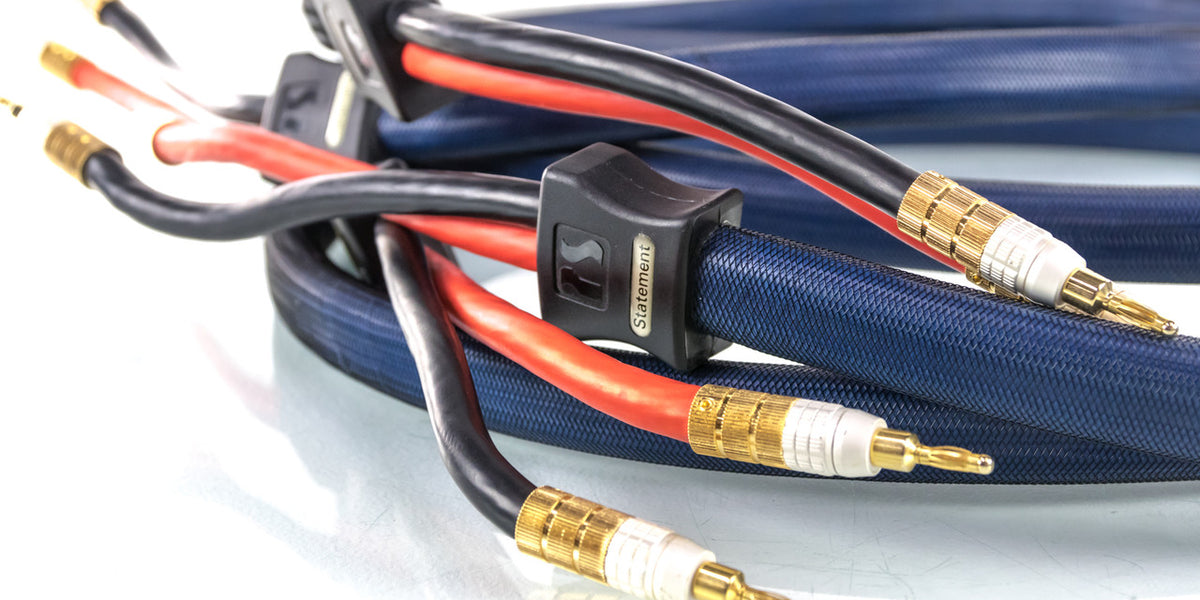 PS Audio XStream Statement Speaker Cables; 3m Pair; Spade / Banana