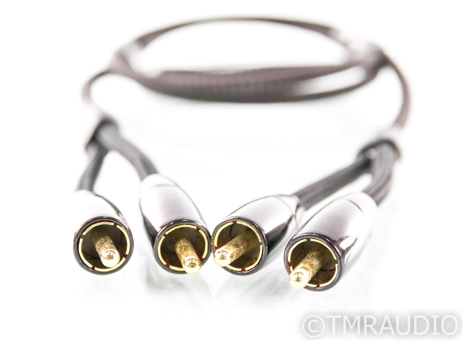 AudioQuest Big Sur RCA Cables; 1m Pair Interconnects