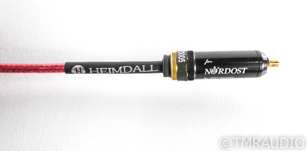 Nordost Heimdall RCA Cables; .6m Pair Interconnects