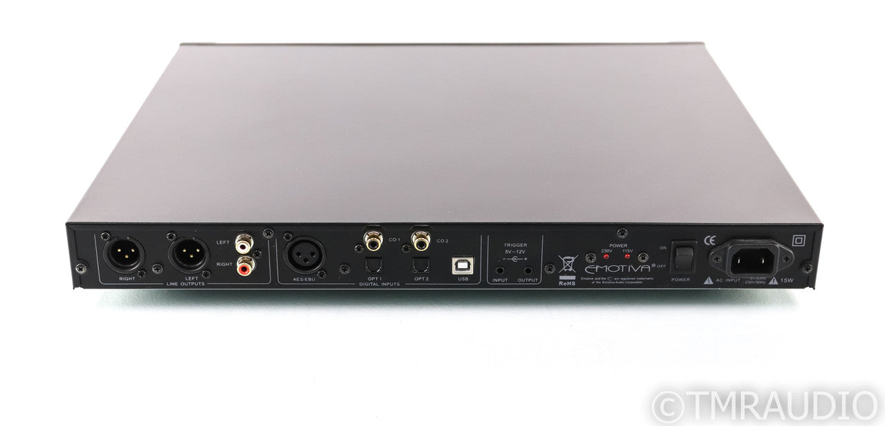 Emotiva XDA-1 DAC; D/A Converter; XDA1; Remote