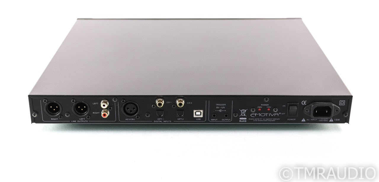 Emotiva XDA-1 DAC; D/A Converter; XDA1; Remote