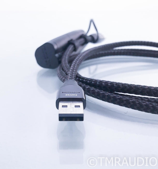 AudioQuest Coffee USB Cable; 1.5m Digital Interconnect; 72v DBS
