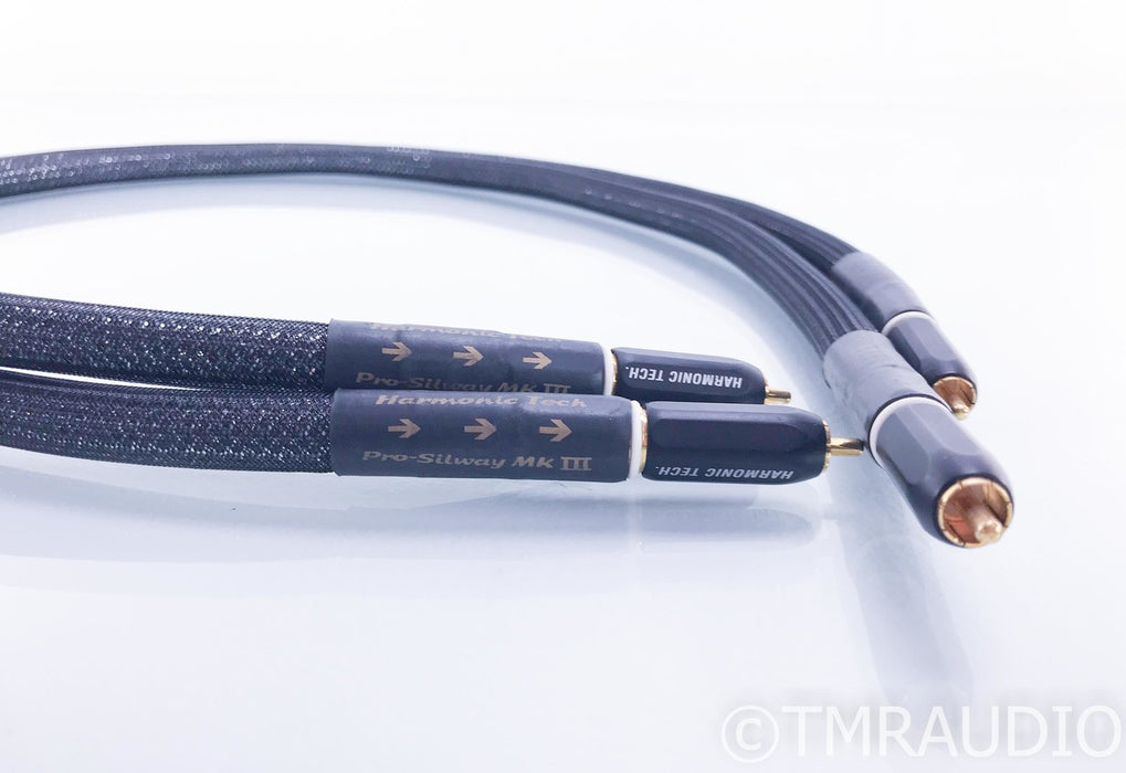 Harmonic Technology Pro-Silway MkIII RCA Cables; 1m Pair Interconnects