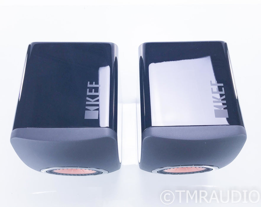 KEF LS50 Bookshelf Speakers; Gloss Black Pair