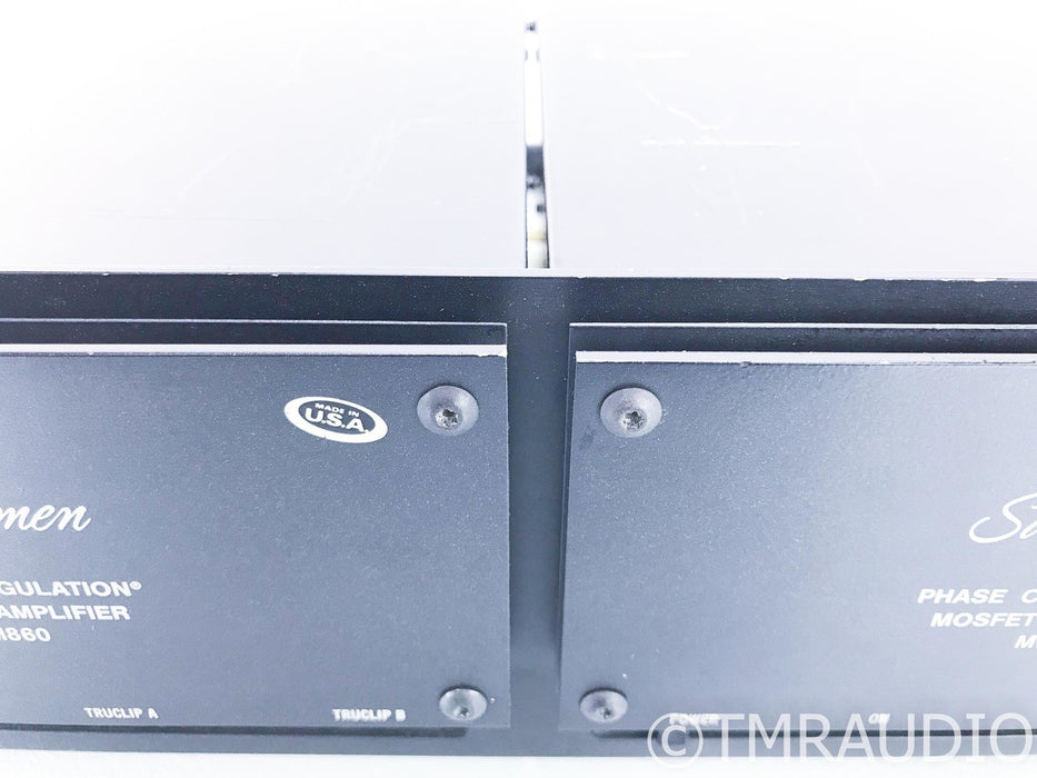 Soundcraftsmen Model PM860 Vintage Dual Mono Power Amplifier; PM-860; Twin Case