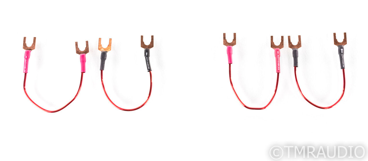 Anti Cables Performance Series Level 2 Speaker Jumper Cables; 7" Pair; Bi-amp