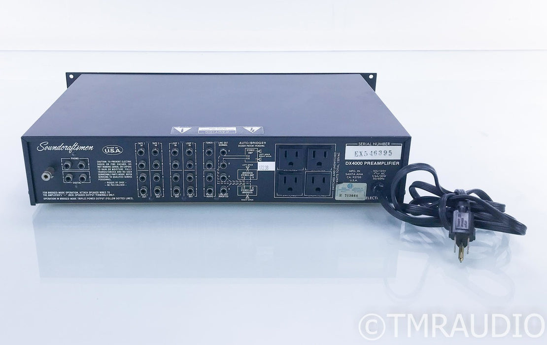Soundcraftsmen DX4000 Vintage Stereo Preamplifier; DX-4000