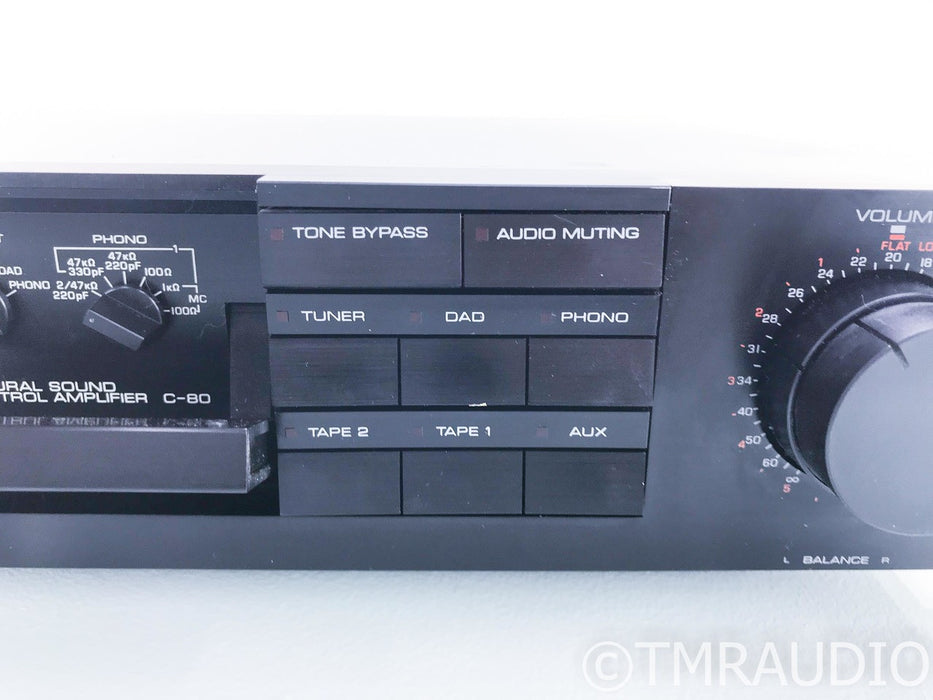 Yamaha C-80 Vintage Stereo Preamplifier; C80; MM / MC phono