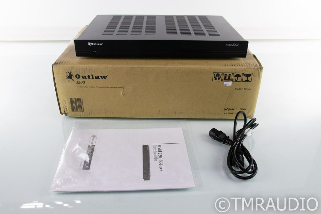 Outlaw 2200 Mono Power Amplifier; Single