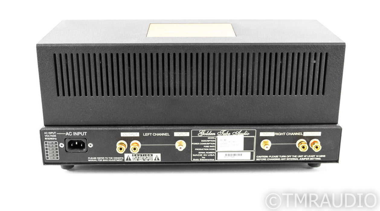 Golden Tube Audio SE-40 Stereo Tube Power Amplifier; SE40