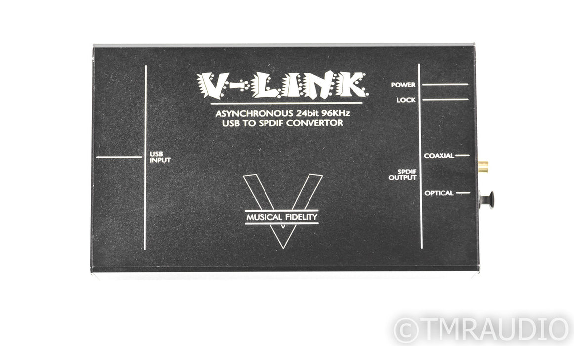 Musical Fidelity V-Link USB to S/PDIF Converter; D/D Converter