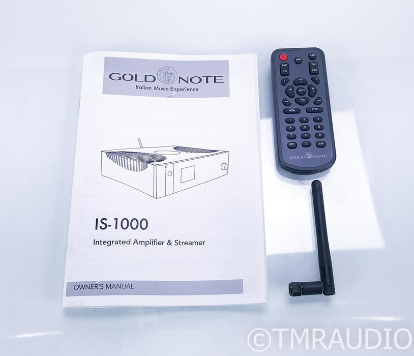 Gold Note IS-1000 Stereo Integrated Amplifier; IS1000; Remote