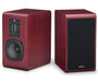 Quad S2 Bookshelf Speakers; Sapele Mahogany Pair (New / Open Box)
