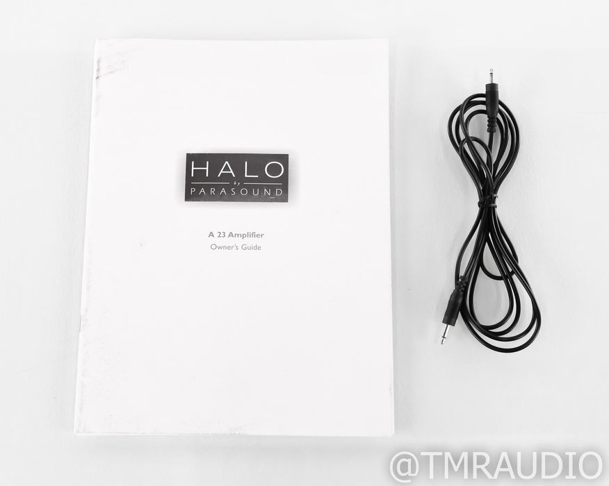 Parasound Halo A23 Stereo Power Amplifier; A-23; Black
