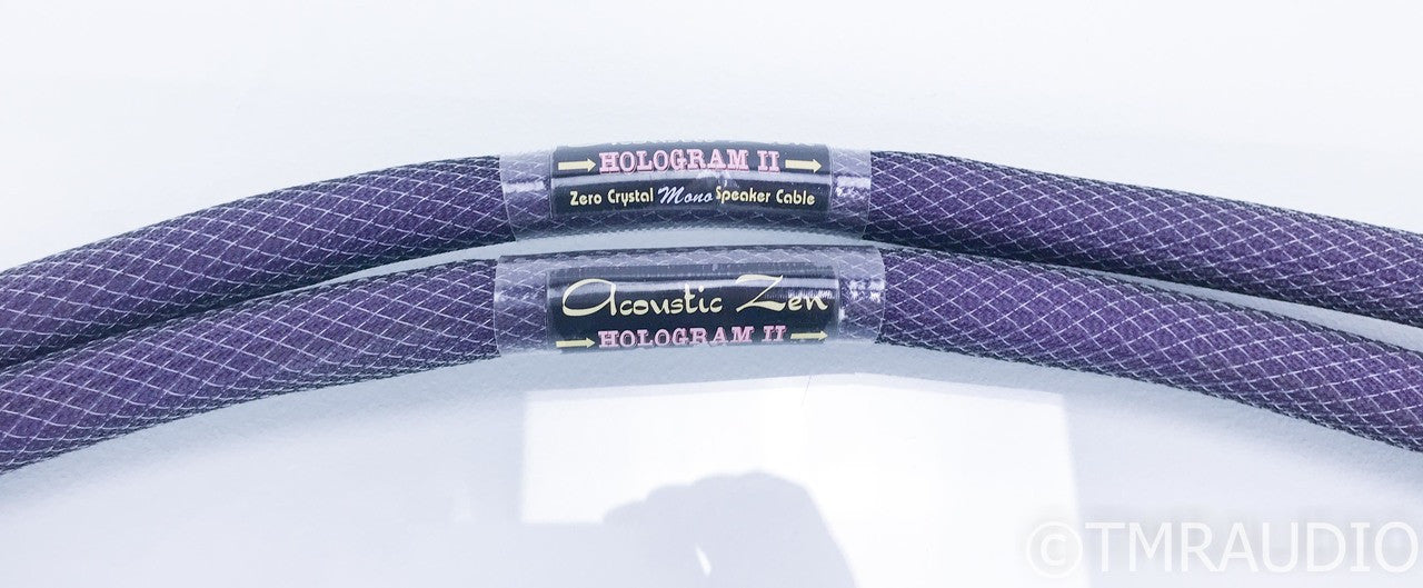 Acoustic Zen Hologram II Speaker Cables; 6ft Pair
