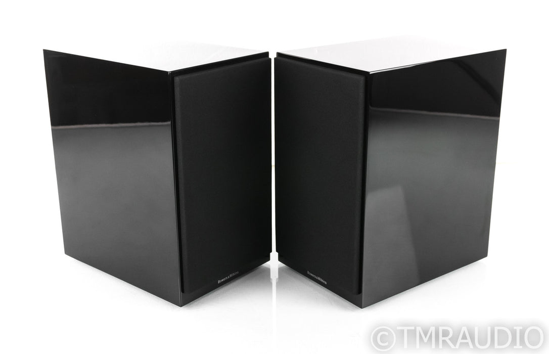 B&W 706 S2 Bookshelf Speakers; Gloss Black Pair; 706S2
