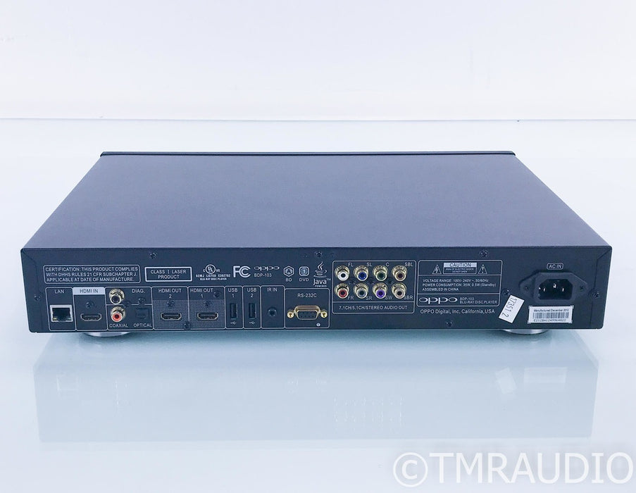 Oppo BDP-103 Universal 3D 4K Blu-Ray Player