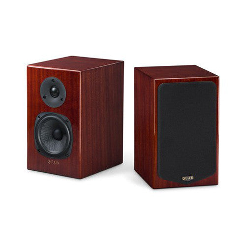 Quad 11L Classic Signature Bookshelf Speakers; Sapele Mahogany Piano Pair (New)