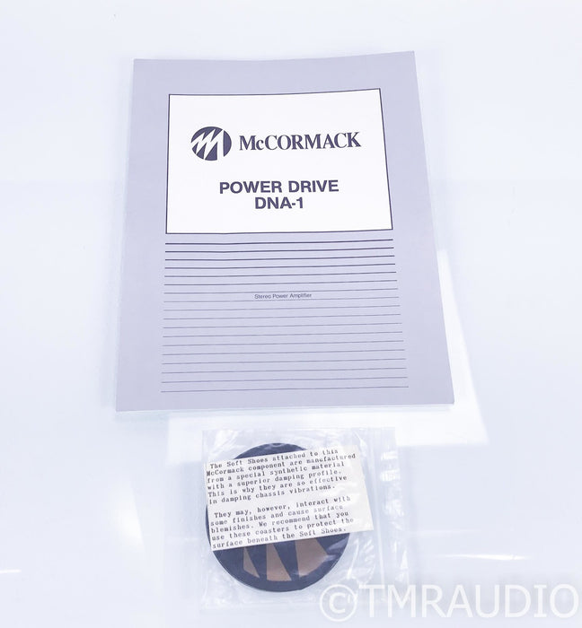 McCormack DNA-1 Stereo Power Amplifier; SMc Rev A Gold Upgrade