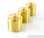 Mapleshade Heavyfeet Brass Isolation Feet; Unthreaded; Set of 3
