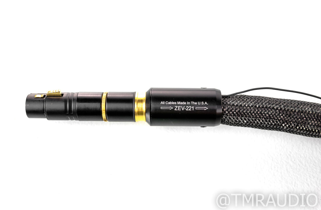 Tara Labs The Zero Evolution XLR Cables; 1.5m Pair Balanced Interconnects w/ HFX
