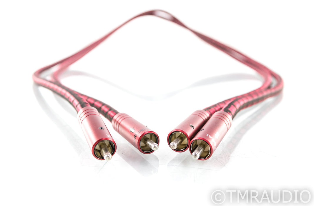 AudioQuest Coral RCA Cables; 1m Pair Interconnects