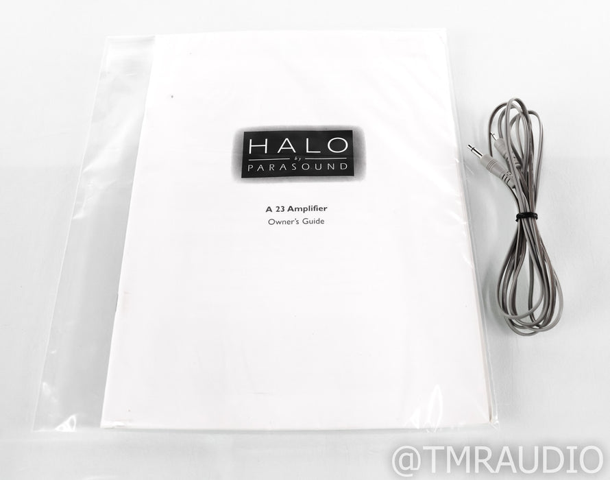 Parasound Halo A23 Stereo Power Amplifier; A-23; Silver (1/4)