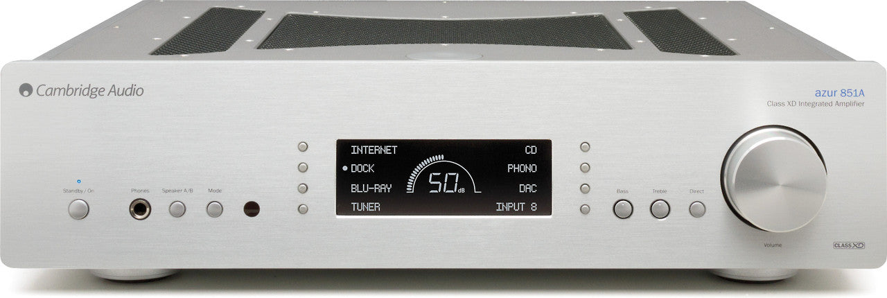 Cambridge Audio Azur 851A Stereo Integrated Amplifier; Class XD; Silver (New)