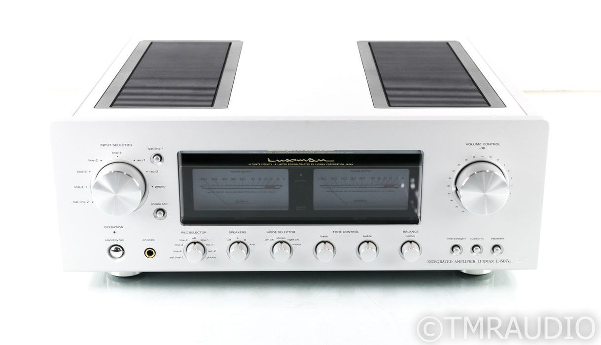 Luxman L-507u Stereo Integrated Amplifier; L507u; Remote; MM / MC Phono