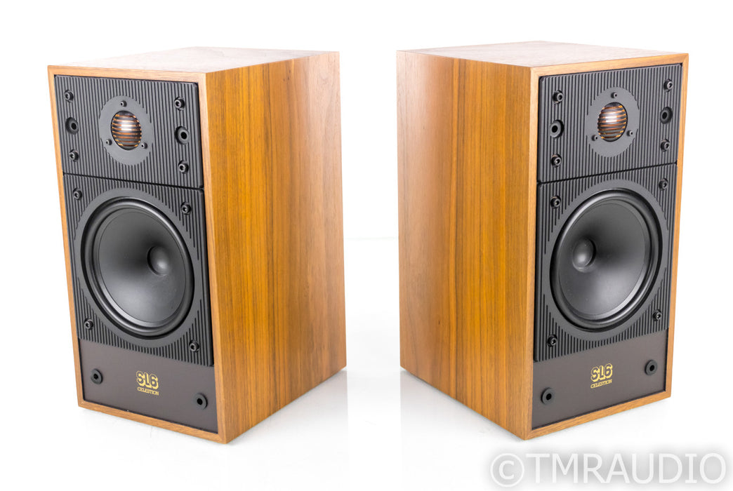 Celestion SL6 Vintage Bookshelf Speakers; Walnut Pair