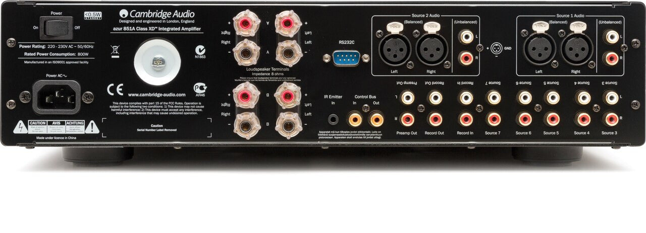 Cambridge Audio Azur 851A Stereo Integrated Amplifier; Class XD; Silver