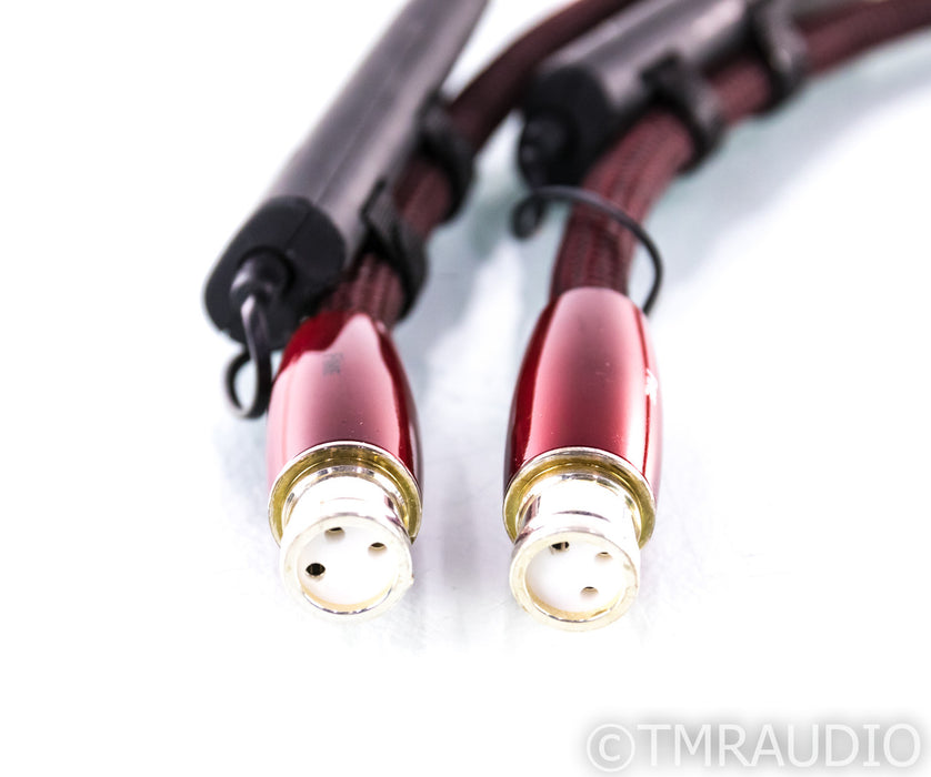 AudioQuest Fire XLR Cables; 1m Pair Balanced Interconnects; 72v DBS