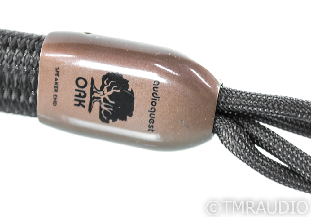 Audioquest Oak Biwire Speaker Cables; 8ft Pair; 72v DBS